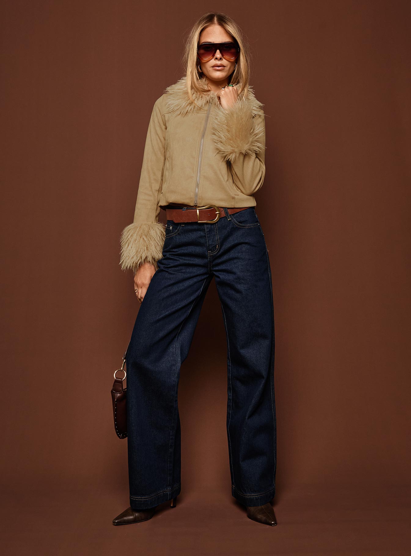 Jankins Baggy Jeans Dark Blue Wash
