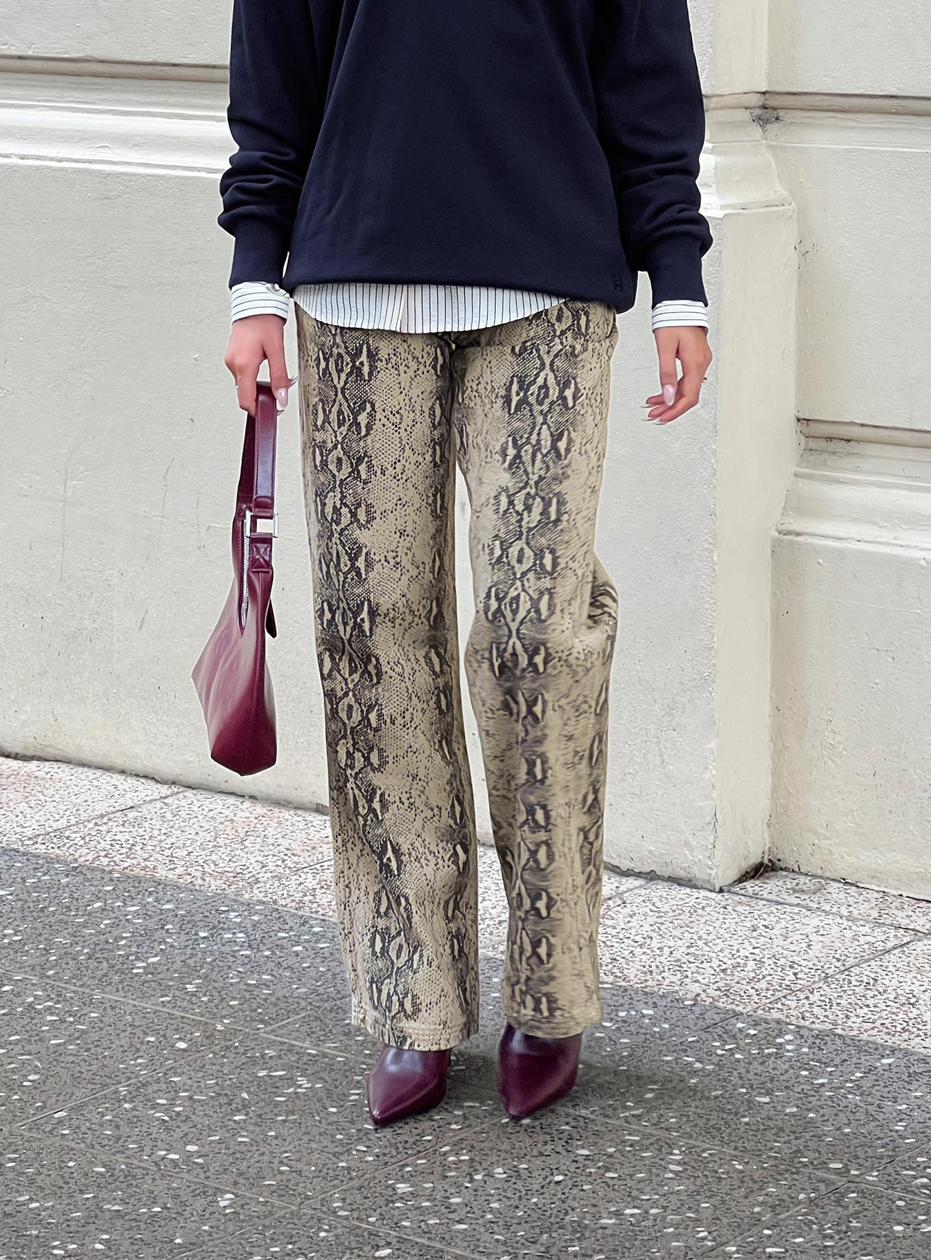 Serpentina Straight Leg Jeans Snake
