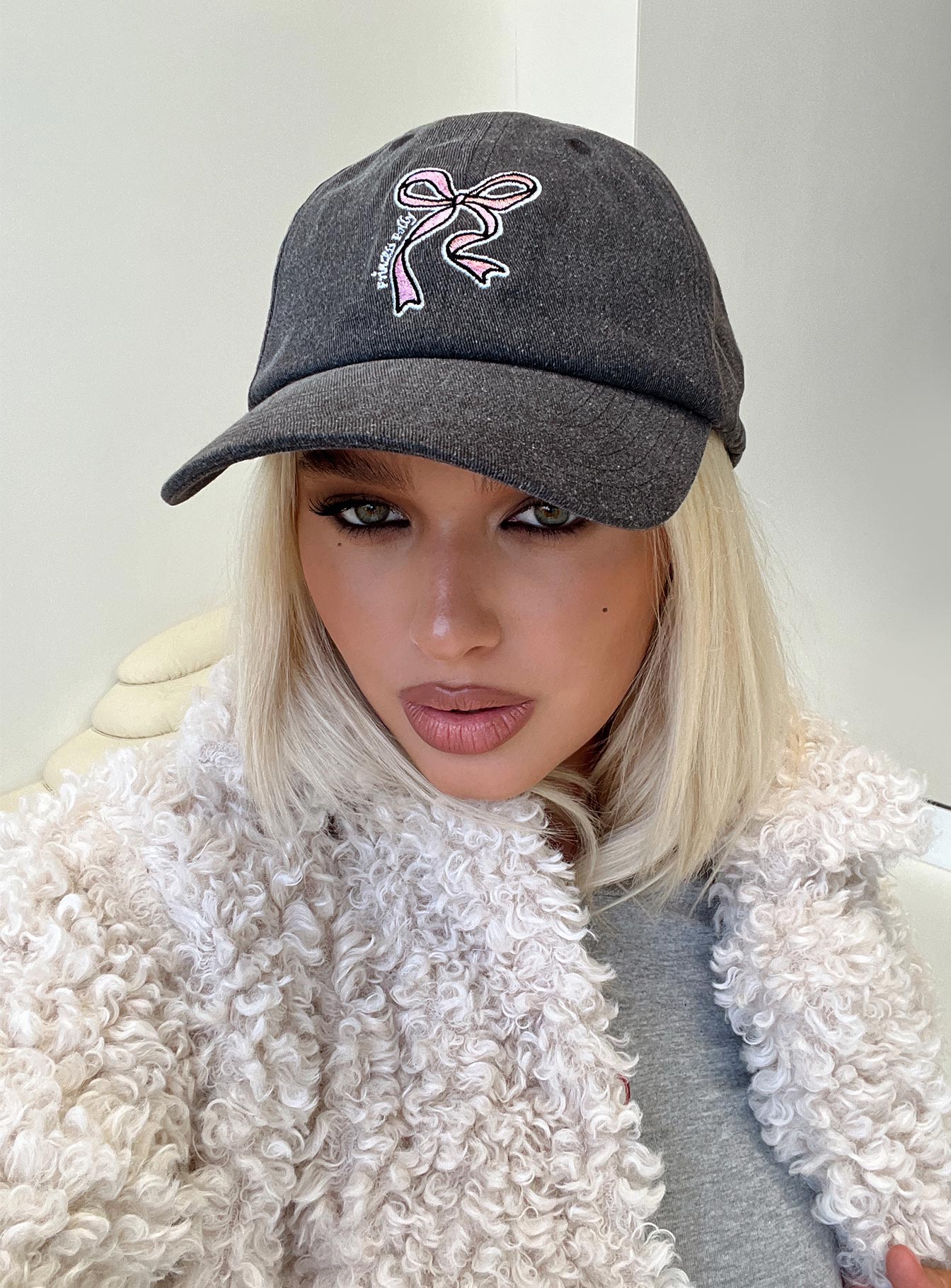 Sharnie Hat Washed Grey