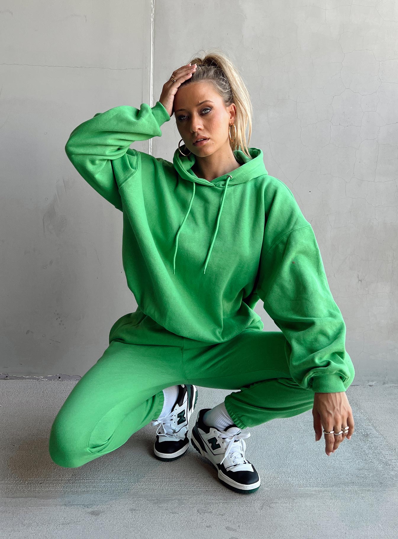 Ritu Oversized Hoodie Green